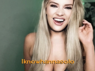 Iknowhannasolo